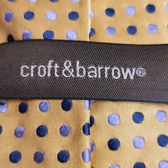 Croft and Barrow ~ Polka Dot Necktie ~ Excellent Condition - Picture 7 of 8